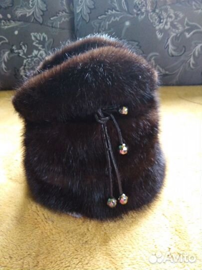 Шапка норковая женская
