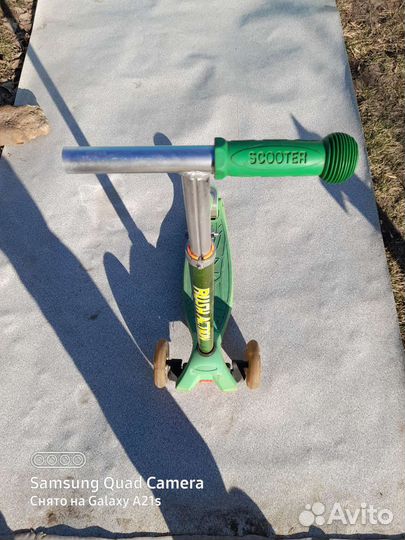 Самокат детский трехколесный бу