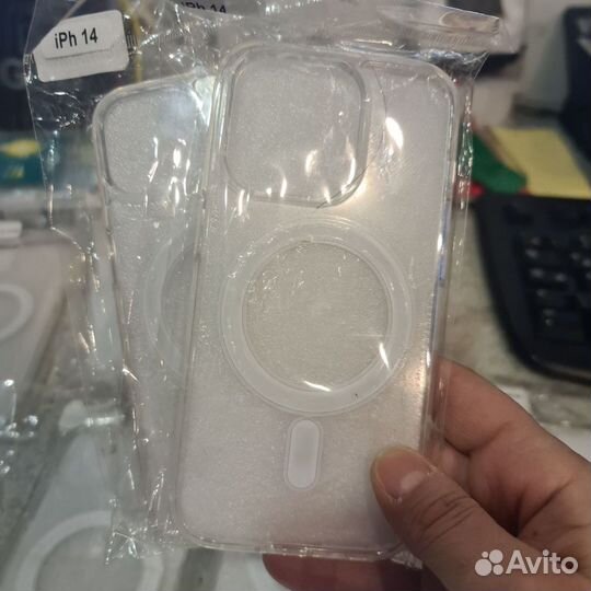 Чехол Clear Case (magsafe) для iPhone