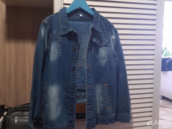 Костюм джинсовый на мальчика рост 146