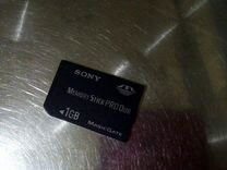 Карта памяти Sony memory stick PRO Duo 8gb