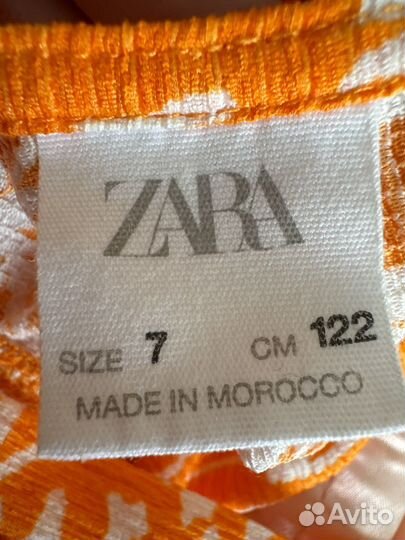 Платье детское Zara р 122