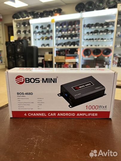 Усилитель для Андройд магнитол Bos-mini 468D