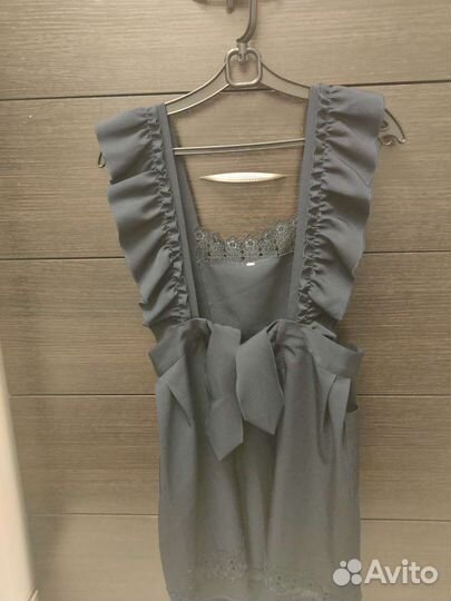 Школьный фартук черный