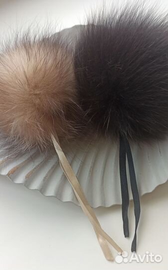 Меховые помпоны