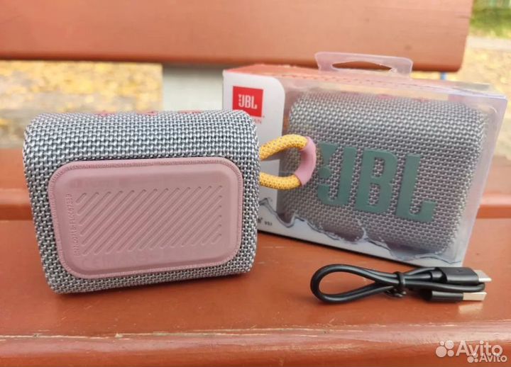 Колонка JBL Go 3 серая