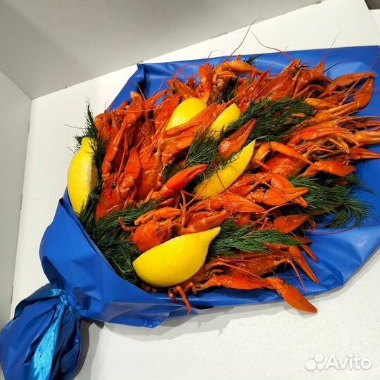 Букет из раков для мужчины папы, мужа