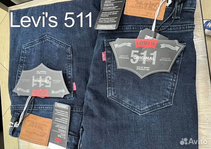 Джинсы Levis. Модельная классика. Дарк блю. 29-36