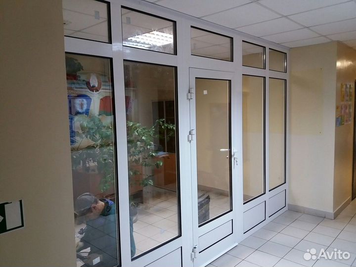 Перегородки пвх не бу