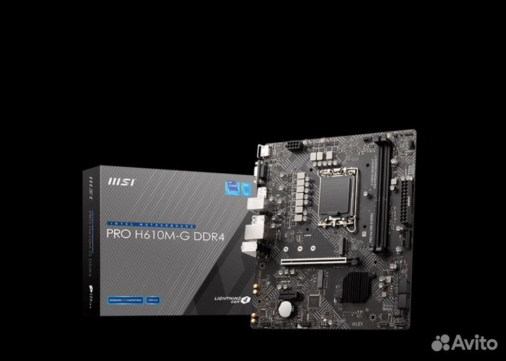 Комплект I5 12400f и MSI H610m