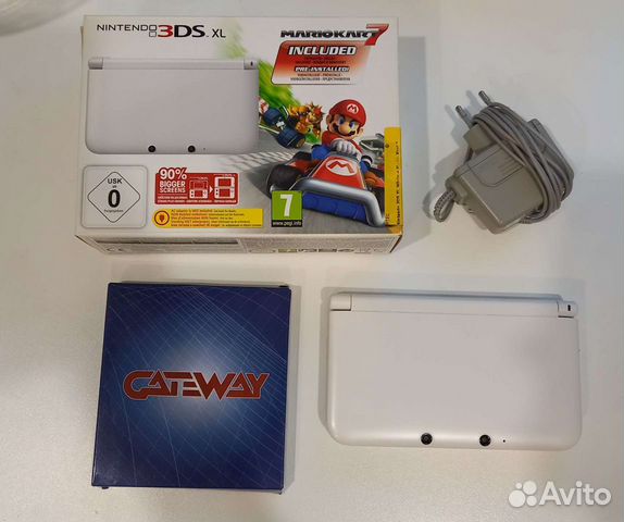 Nintendo 3ds XL + с флеш кариком Gateway, прошита