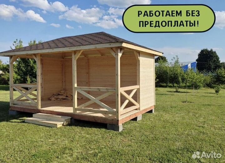 Деревянные беседки для дачи