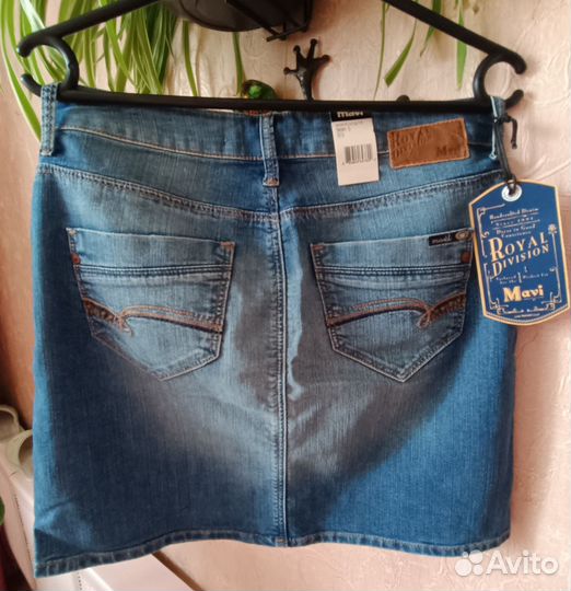 Джинсовая мини-юбочка
