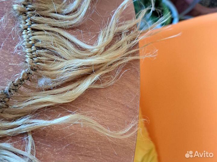 Натуральные волосы 10 см