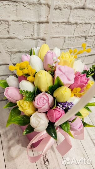Весенний букет из мыла в наличии