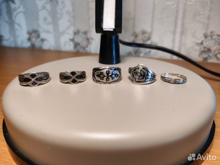 Кольцо серебряное