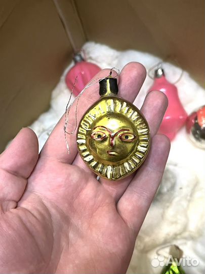 Игрушки елочные стекляные СССР (советские)