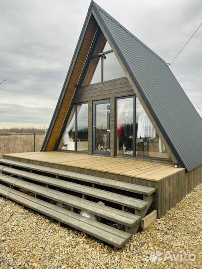 Каркасный дом A-Frame 9х6 Строительство под ключ