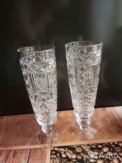 Фужеры хрустальные СССР