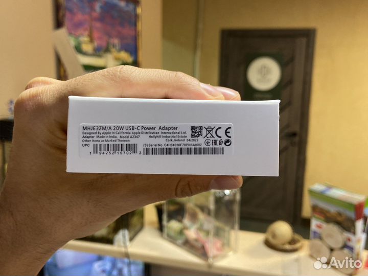 Быстрая Зарядка iPhone 20w (комплект -блок + шнур)