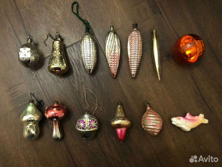 Елочные игрушки СССР
