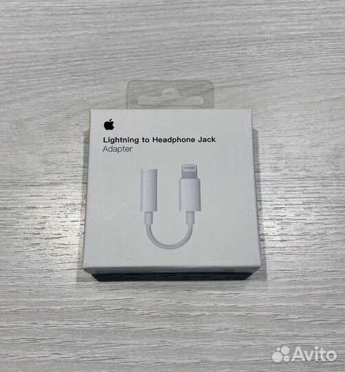 Переходник для наушников Apple (mmx62zm/A) orig