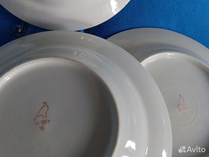 Тарелки СССР с детским рисунком