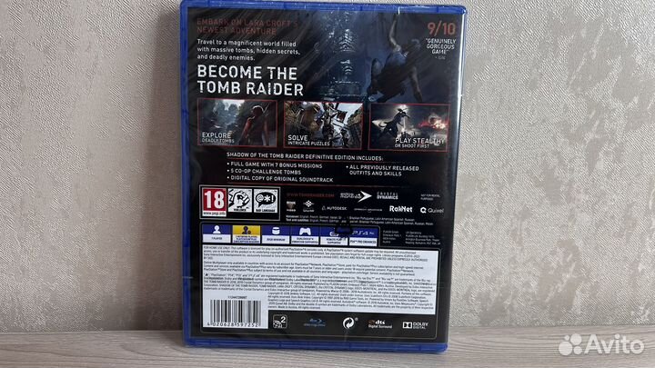 Shadow of the tomb raider ps4 Новый диск