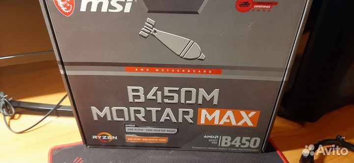 Материнская плата msi b450m mortar max