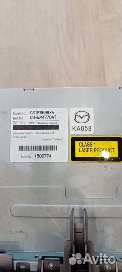 Магнитола штатная мазда 6gh