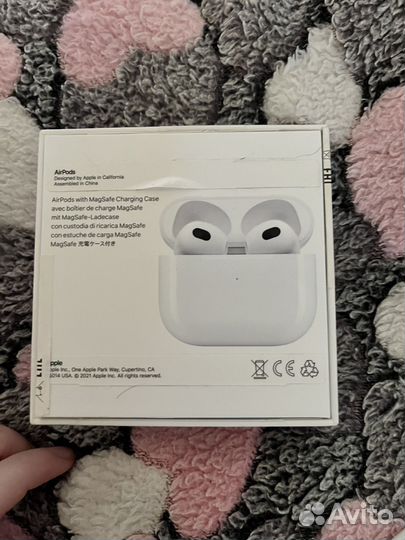 Беспроводные наушники apple airpods 3