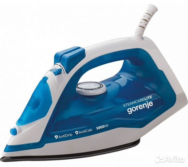 Утюг Gorenje SIH1800BLT 1800Вт синий/белый