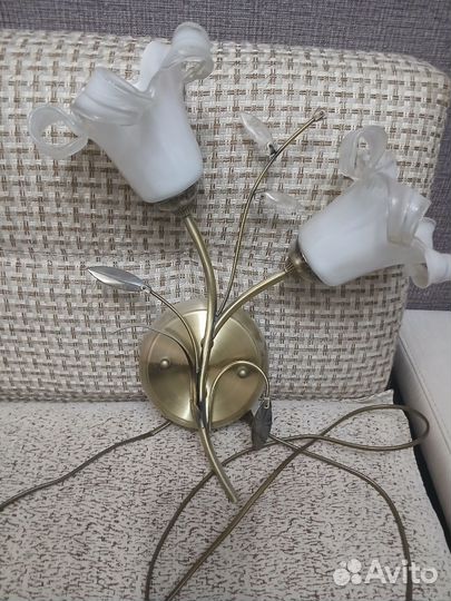 Настенный светильник бра с выключателем