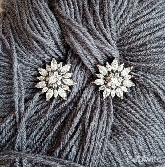 Серьги серебряные 925 проба