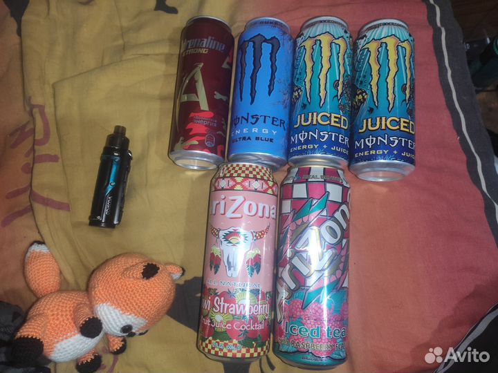 Банки от энергетиков