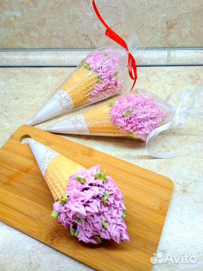 Зефирные букеты и наборы из зефира