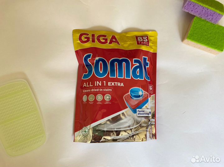 Таблетки для пмм Somat, 85 штук