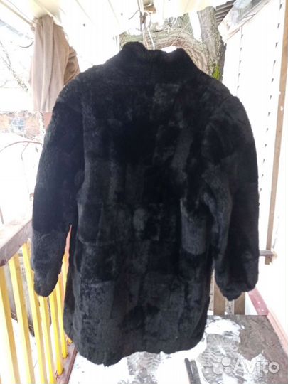 Шуба натуральная цигейковая