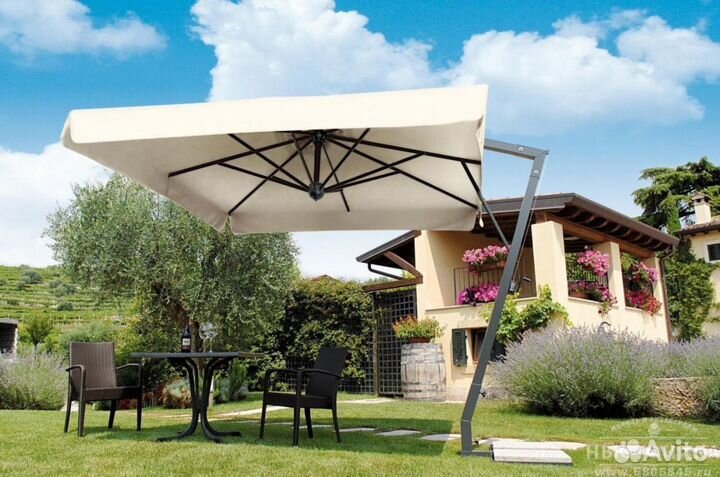 Профессиональный уличный зонт для кафе и веранды