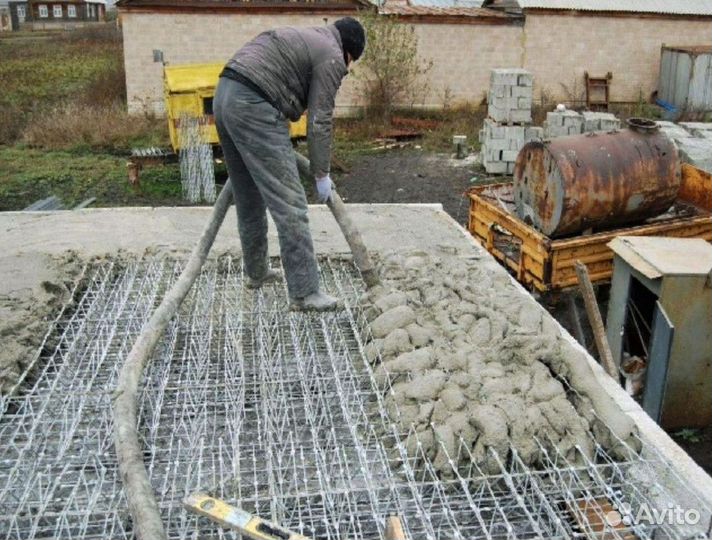 Бетон. Бетононасос. Доставка миксером. Любая Марка