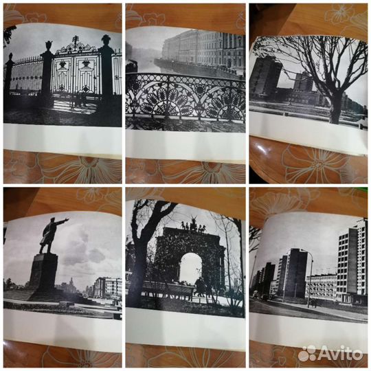 Книга силуэты Ленинграда71г, (русск-англ)