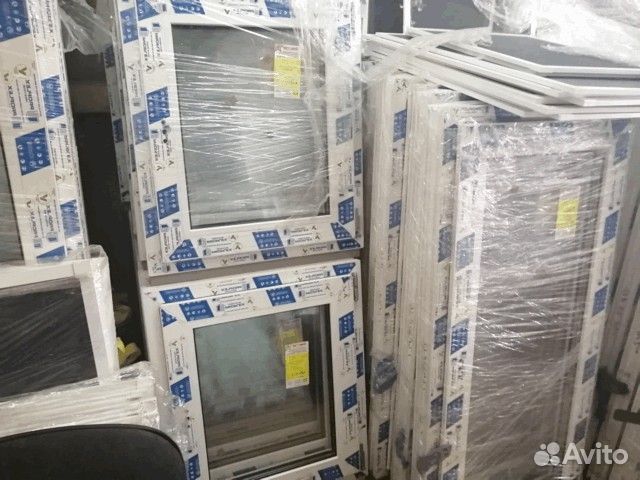 Окна 800х1200 мм пластиковые