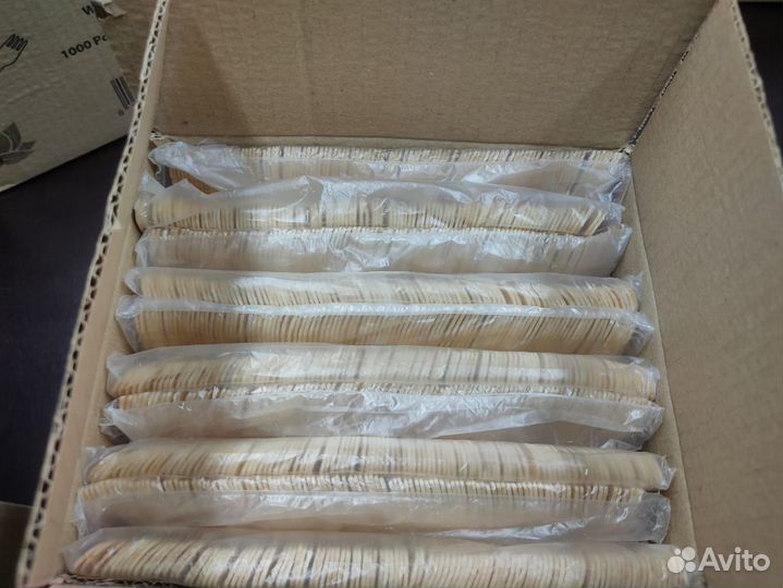 Одноразовая деревянная ложка, вилка, нож, посуда