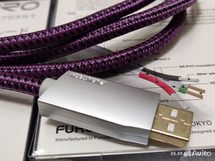 USB A B Furutech gt2pro 1.8метра