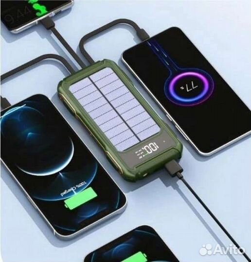Новый солнечный внешний аккумулятор 25000 MAh