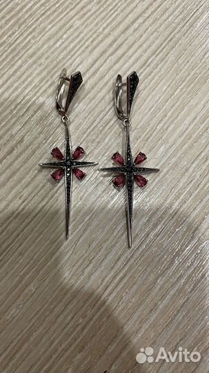 Серьги серебро