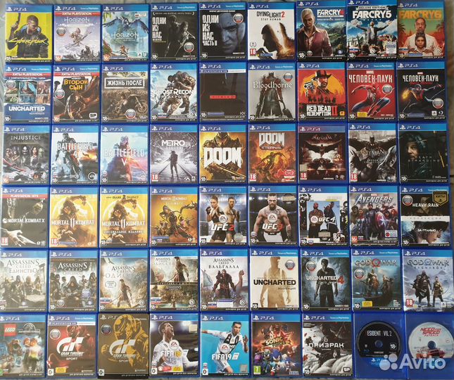 Игры на sony playstation 4