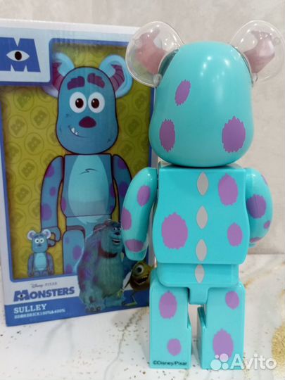 Мишка bearbrick 20cm, Monsters sulley