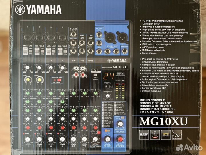 Микшерный пульт yamaha mg10xu