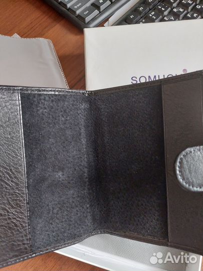 Кошелек мужской кожаный новый